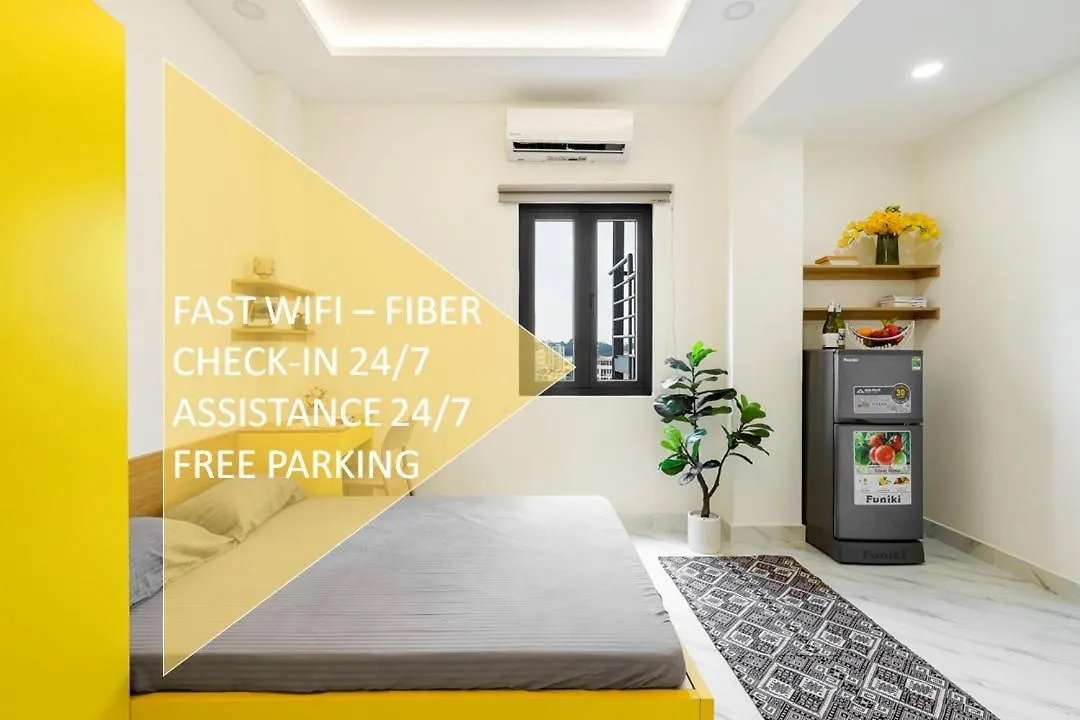 Апартаменты Btw Airport & D1 Center, Fast Wifi & Check-In 24/7 Хошимин